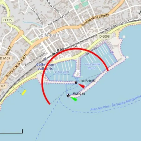 Joli Port Azur Climatise A Golfe -juan En Front De